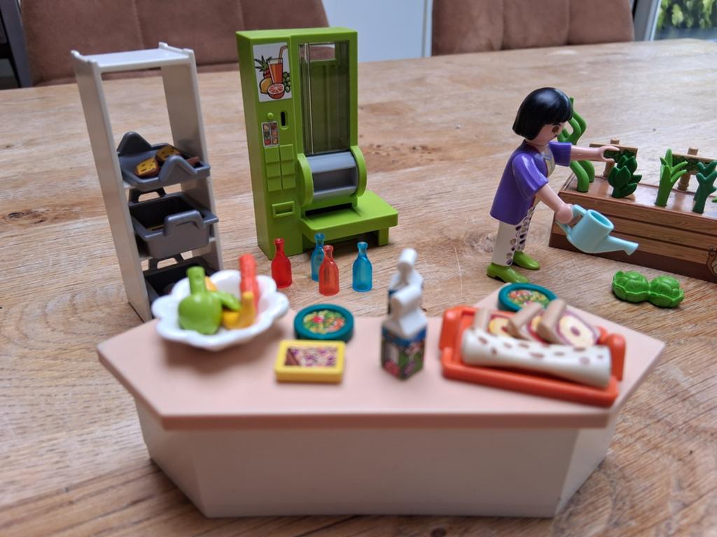 Playmobil City Life verkoop stand 71333, Kinderen en Baby's, Speelgoed | Playmobil, Ophalen of Verzenden, Zo goed als nieuw