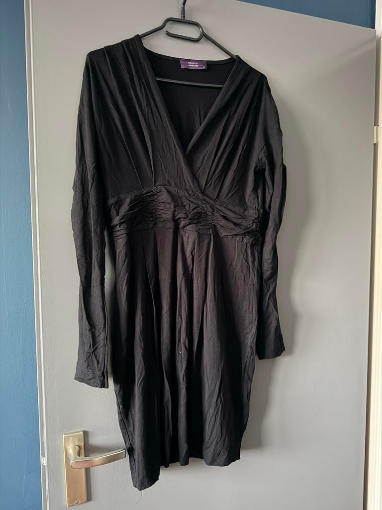 Studio Anneloes jurk maat m, Kleding | Dames, Grote Maten, Ophalen of Verzenden, Zo goed als nieuw, Zwart, Jurk
