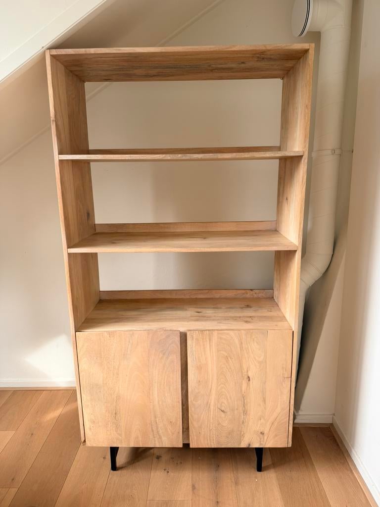Massief mangohouten kast  (90 cm), Huis en Inrichting, Ophalen, Zo goed als nieuw