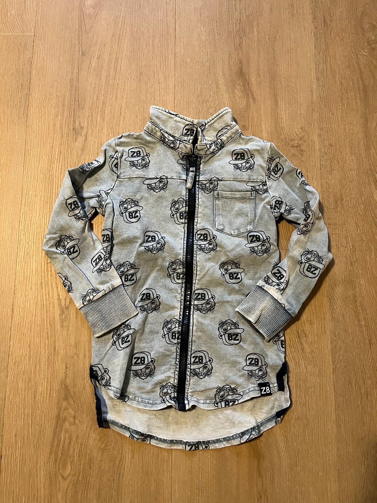Z8 vest blouse jongen maat 104 / 110 style: Baas Indigo, Ophalen of Verzenden, Zo goed als nieuw, Jongen, Shirt of Longsleeve