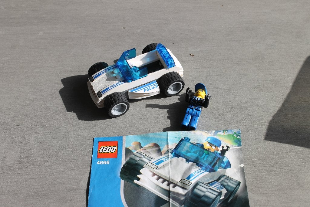 lego speedy police car 4666, Overige thema's, Lego, Ophalen of Verzenden, Zo goed als nieuw