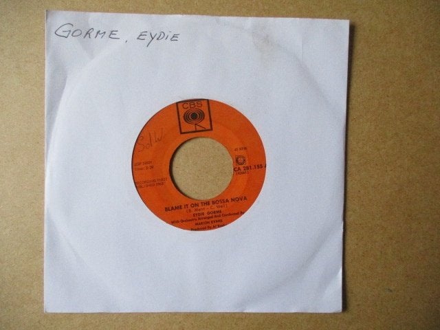 s2309 eydie gorme - blame it on the bossa nova, Ophalen, Gebruikt, Overige genres