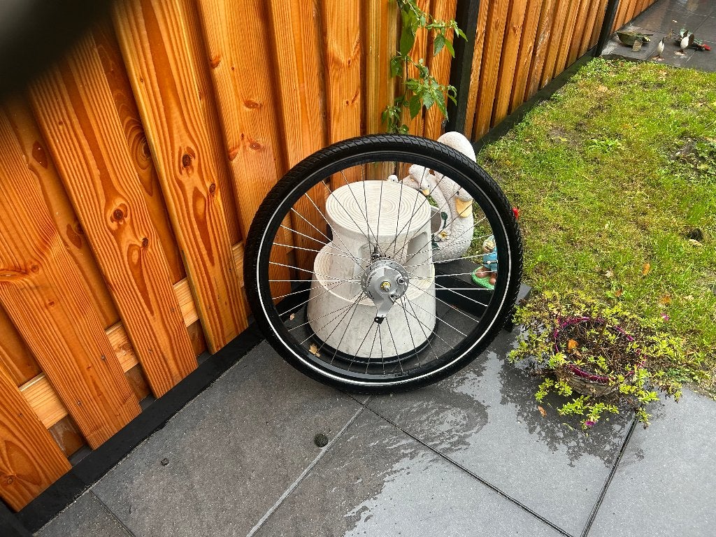 tk:Achterwiel 28 inch NEXUS 3 versnellingen rollerbreaks, Wiel, Gebruikt, Shimano Nexus 3 versnellingen, Ophalen of Verzenden