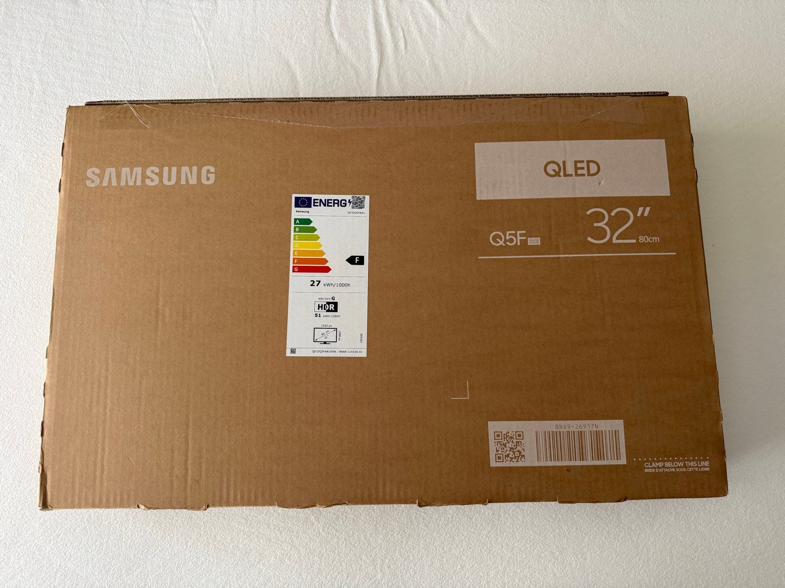 Nieuwe Samsung QE32Q5FAAU 32 inch QLED Smart TV, QLED, 50 Hz, Nieuw, Ophalen of Verzenden