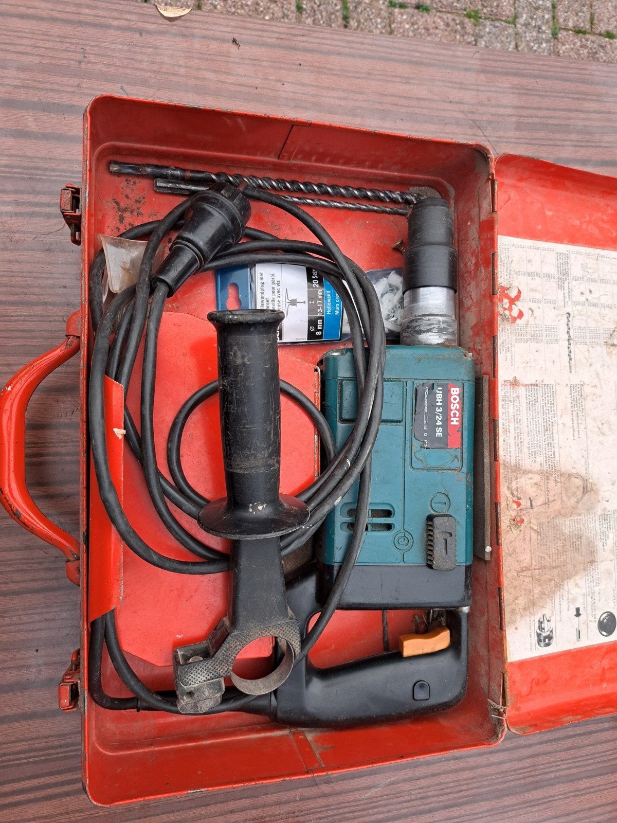Bosch Klopboormachine UBH 2/24 SE in koffer, Doe-het-zelf en Verbouw, Boor- en/of Breekhamer, Ophalen of Verzenden, Klopboormechanisme