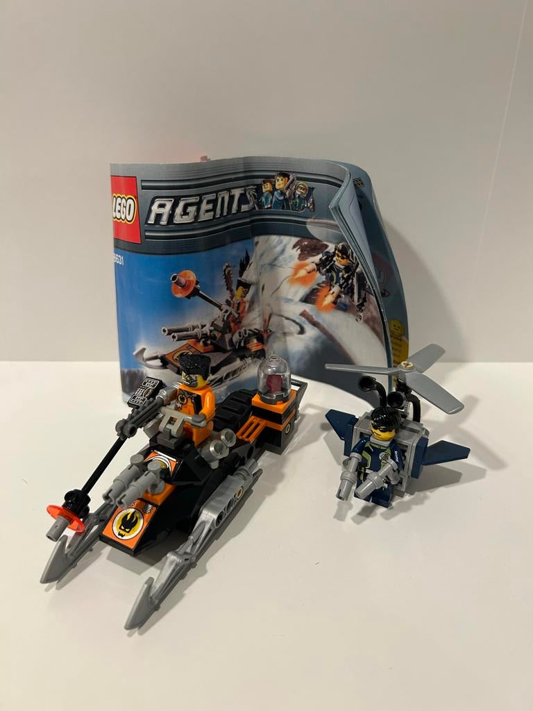Lego Agents 8631: Mission 1: Jetpack Pursuit, Lego, Ophalen of Verzenden, Zo goed als nieuw, Compleet