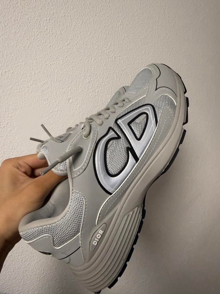 Dior B30 Sneakers Grijs - Zo goed als nieuw, Ophalen of Verzenden, Zo goed als nieuw, Overige kleuren, Sneakers of Gympen