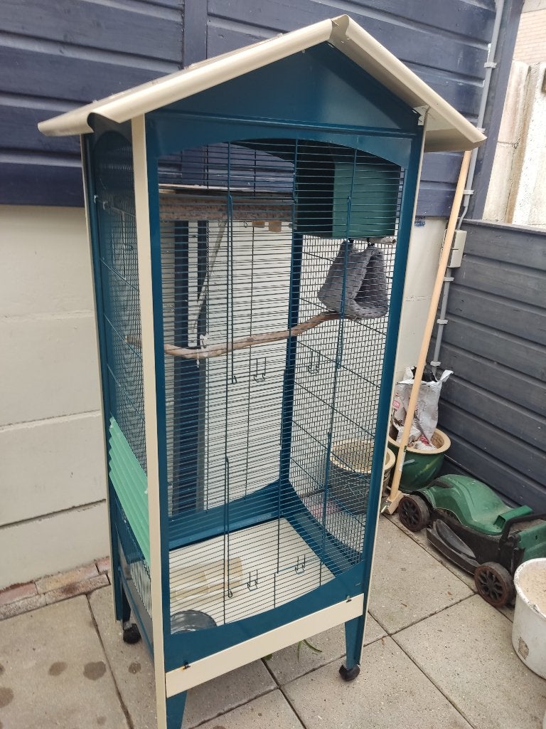 vogelkooien, Dieren en Toebehoren, Vogels | Hokken en Kooien, Ophalen, Gebruikt, Aluminium, Vogelkooi