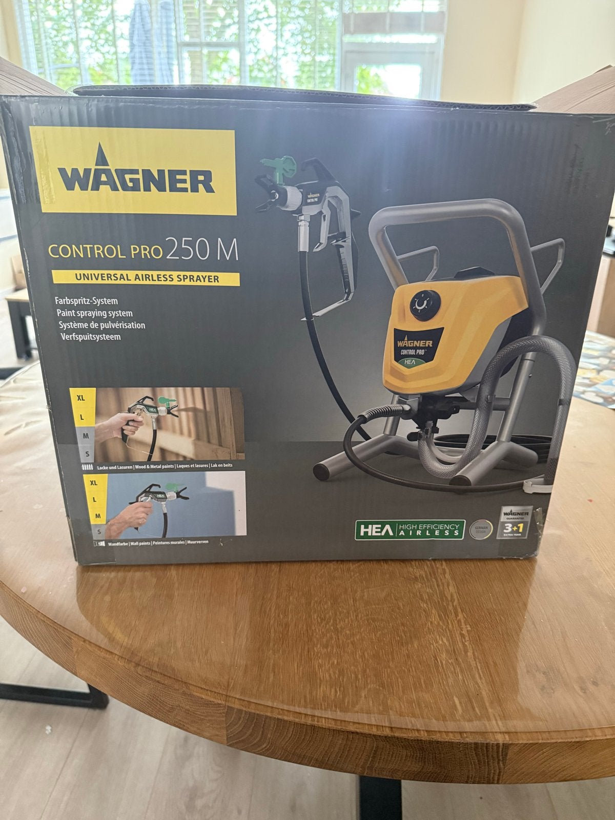 Wagner Control Pro 250 M verfspuit - Zo goed als nieuw, Ophalen, Zo goed als nieuw, Verfspuit of Verfpomp