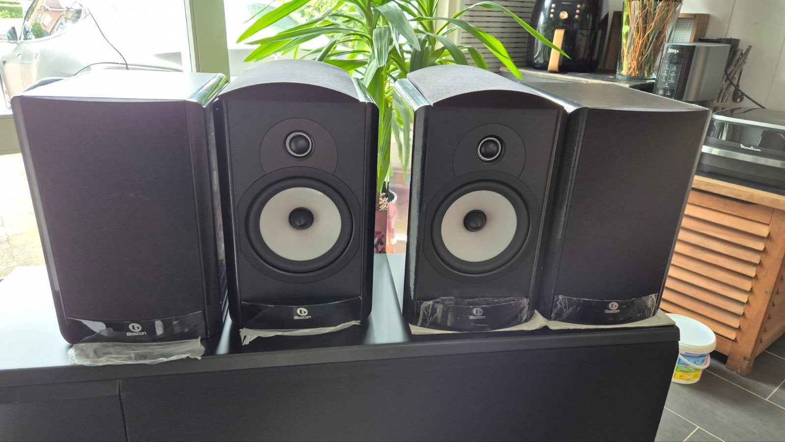 Boston Acoustics A 26 Boekenplank Luidsprekers (Set van 4), Audio, Tv en Foto, Luidsprekers, Zo goed als nieuw, 120 watt of meer
