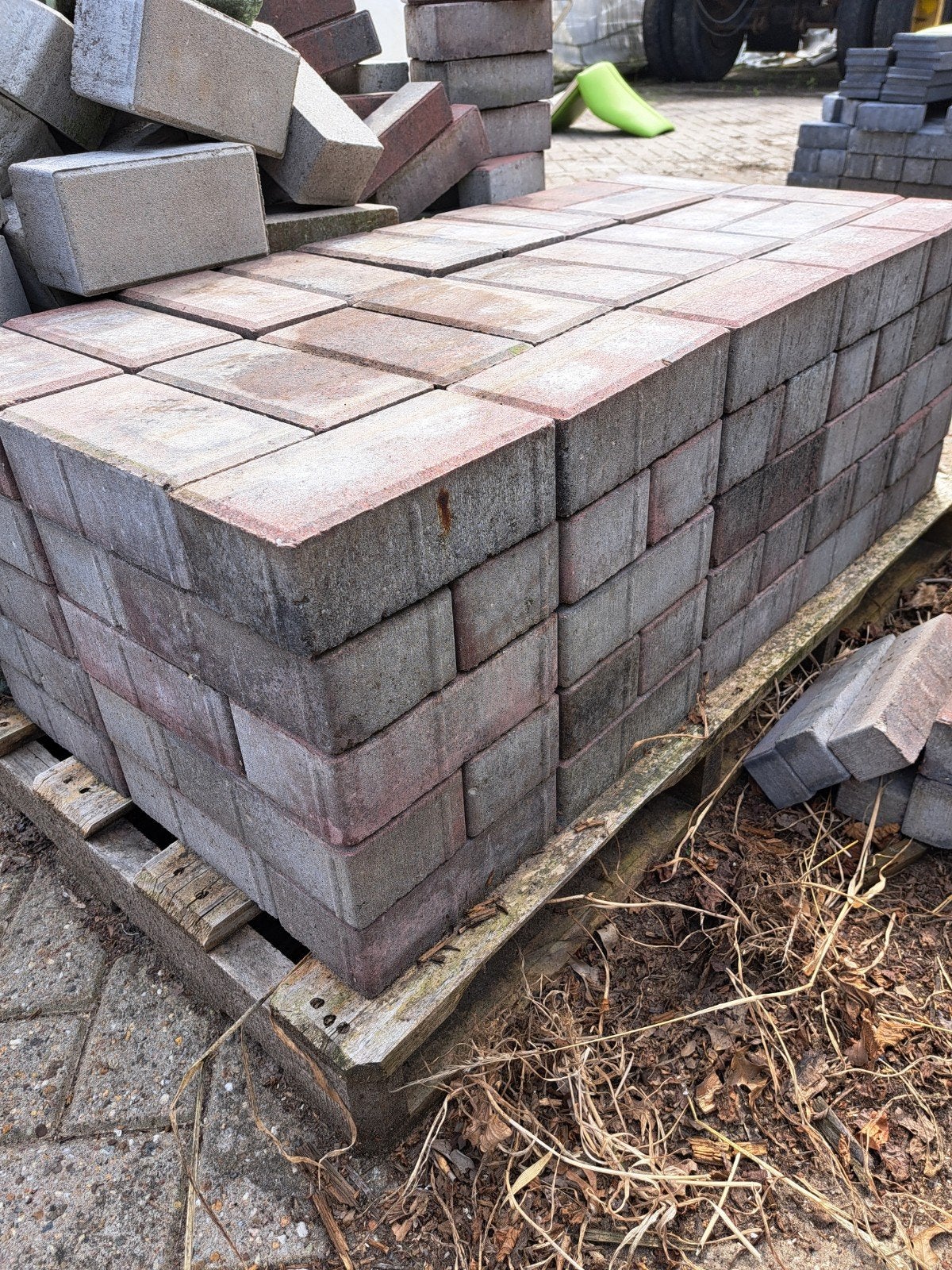 klinkers rood zwart, Tuin en Terras, Tegels en Klinkers, Ophalen, Klinkers, Nieuw, Minder dan 5 m²