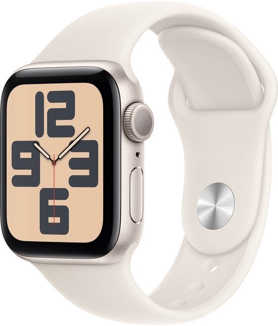 Apple Watch SE (Gen2) 40mm Starlight Aluminium S/M GPS NIEUW, Apple Watch ⌚️, Wit, IOS, Nieuw