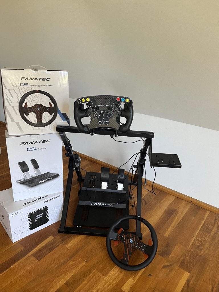 Fanatec CSL DD5Nm Set/ Formula V2.5/ BMW Wheel, Computers en Software, Joysticks, Zo goed als nieuw, Ophalen of Verzenden