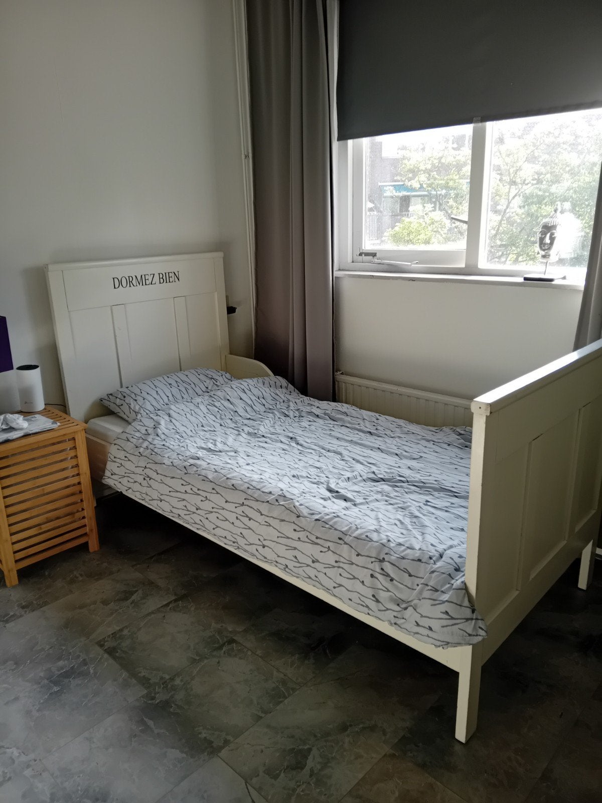 slaap bed Rivièra Maison, Huis en Inrichting, Ophalen, Gebruikt, 90 cm, Eenpersoons