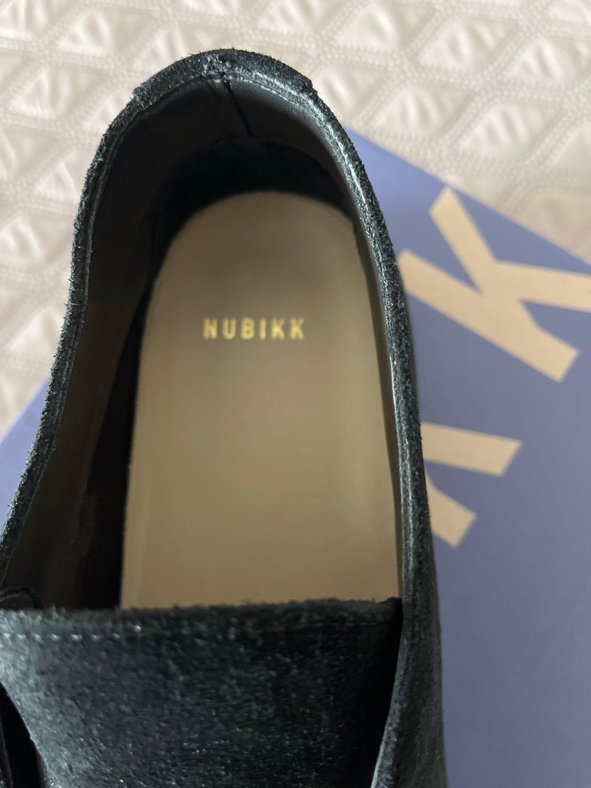 NUBIKK Loafers Zwart Suède Maat 46, Ophalen, Nieuw, Zwart, Loafers