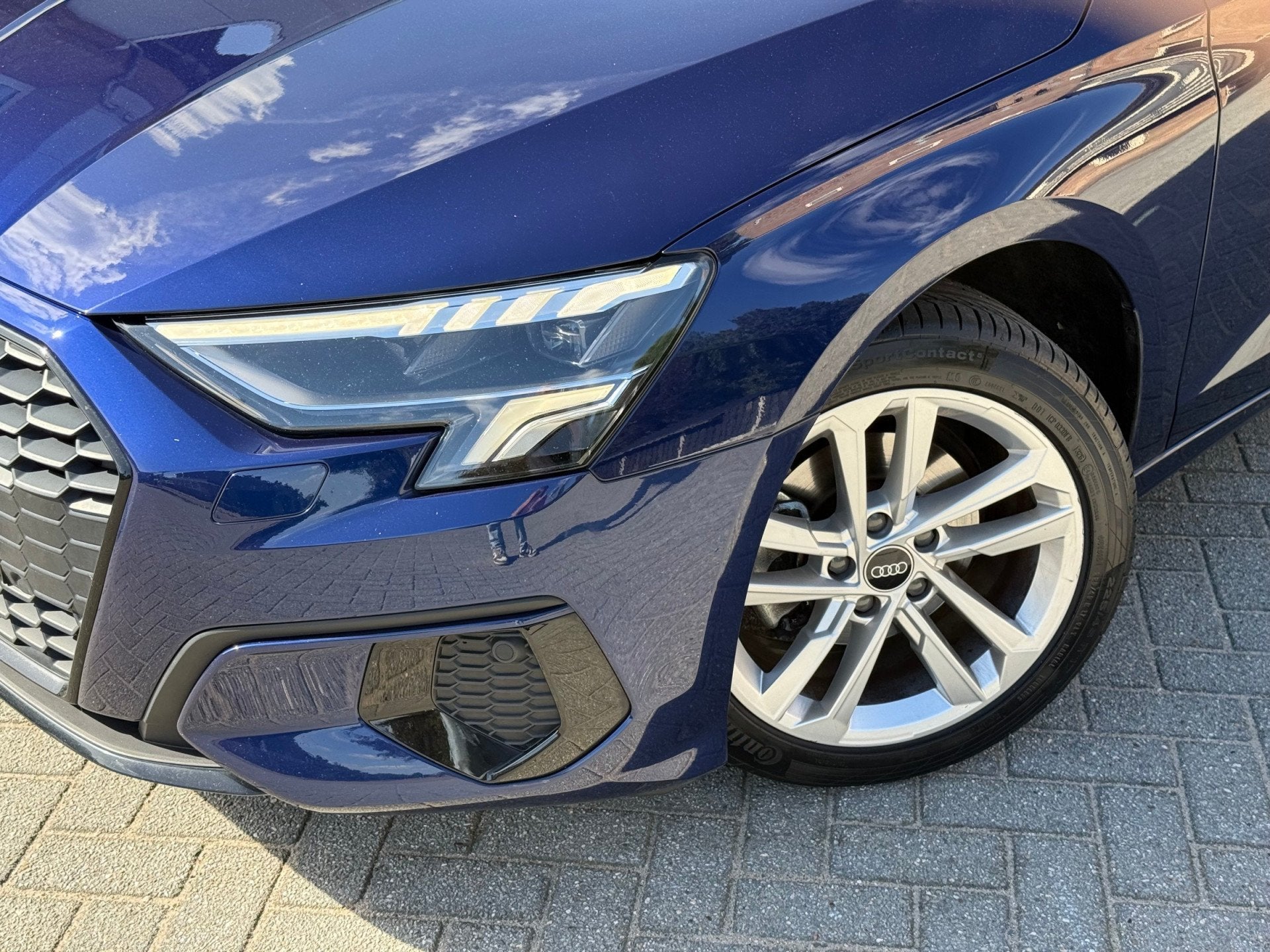 Audi A3 Sportback 30 TFSI Advanced edition | LED | ACC | Car, Stof, Gebruikt, Euro 6, Blauw