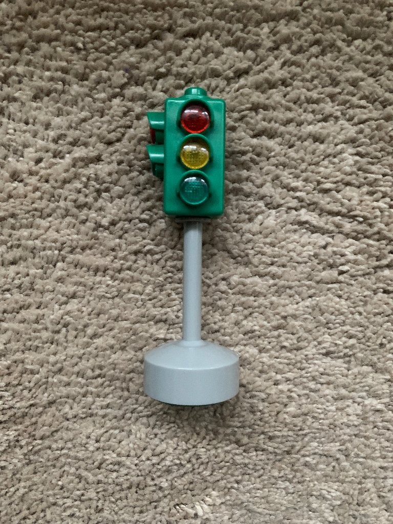 Speelgoed stoplicht, verkeerslicht, verkeer, Verzenden, Zo goed als nieuw, Bouwen, Met licht