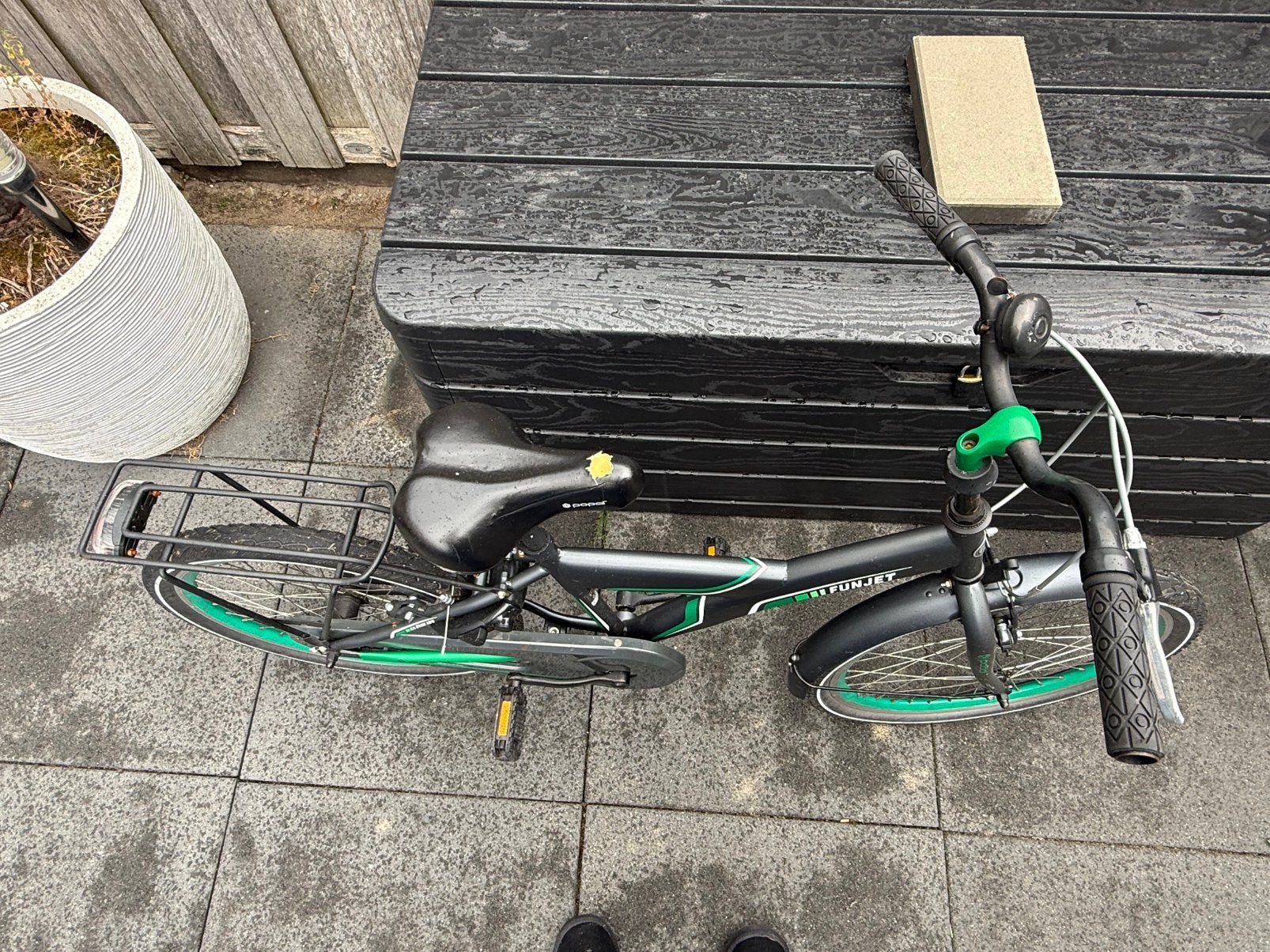 Popal jongens fiets 22 inch, Ophalen, 22 inch, Gebruikt, Velgrem