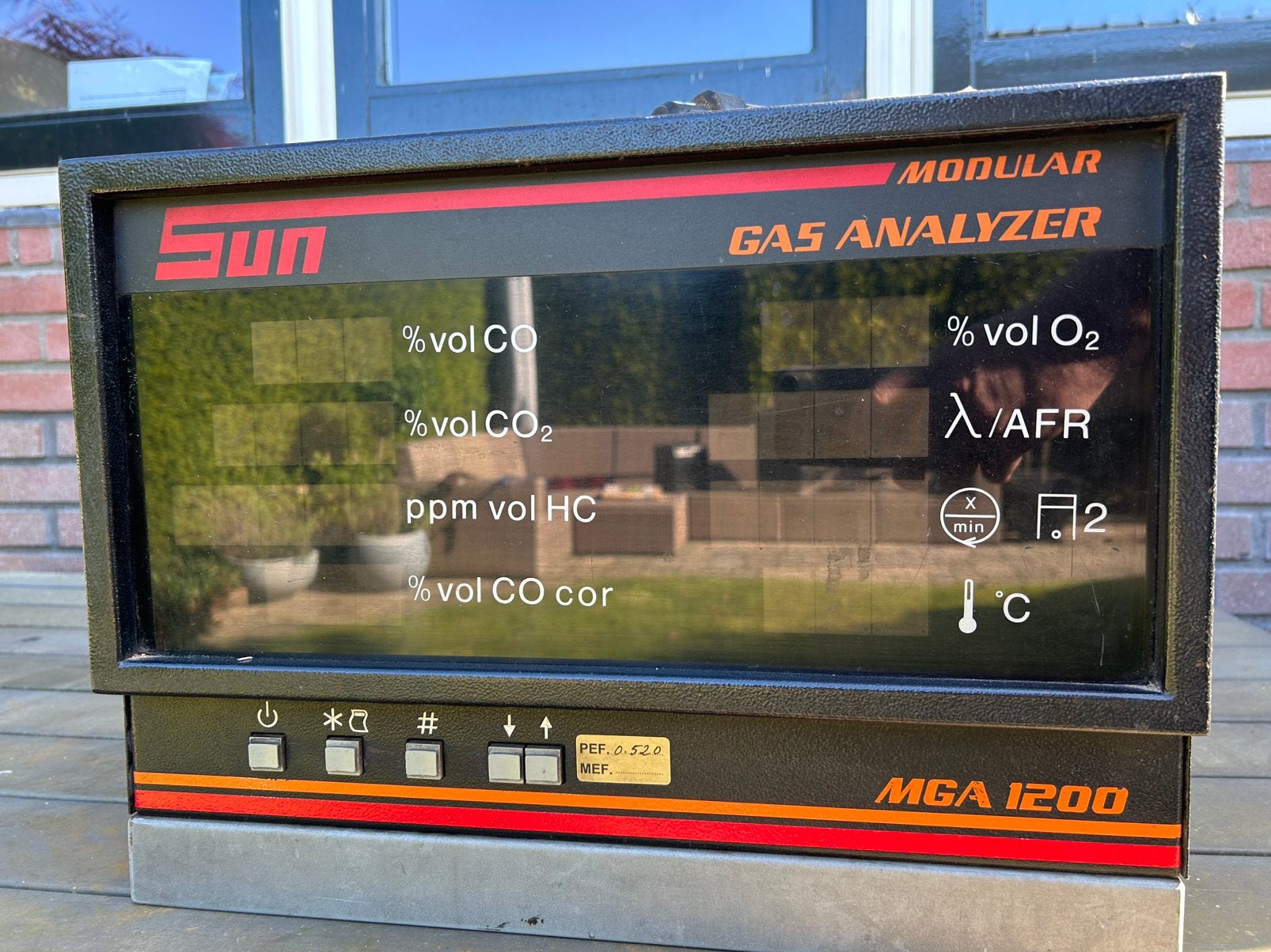 SUN MGA 1200 Gas Analyser, Ophalen, Gebruikt