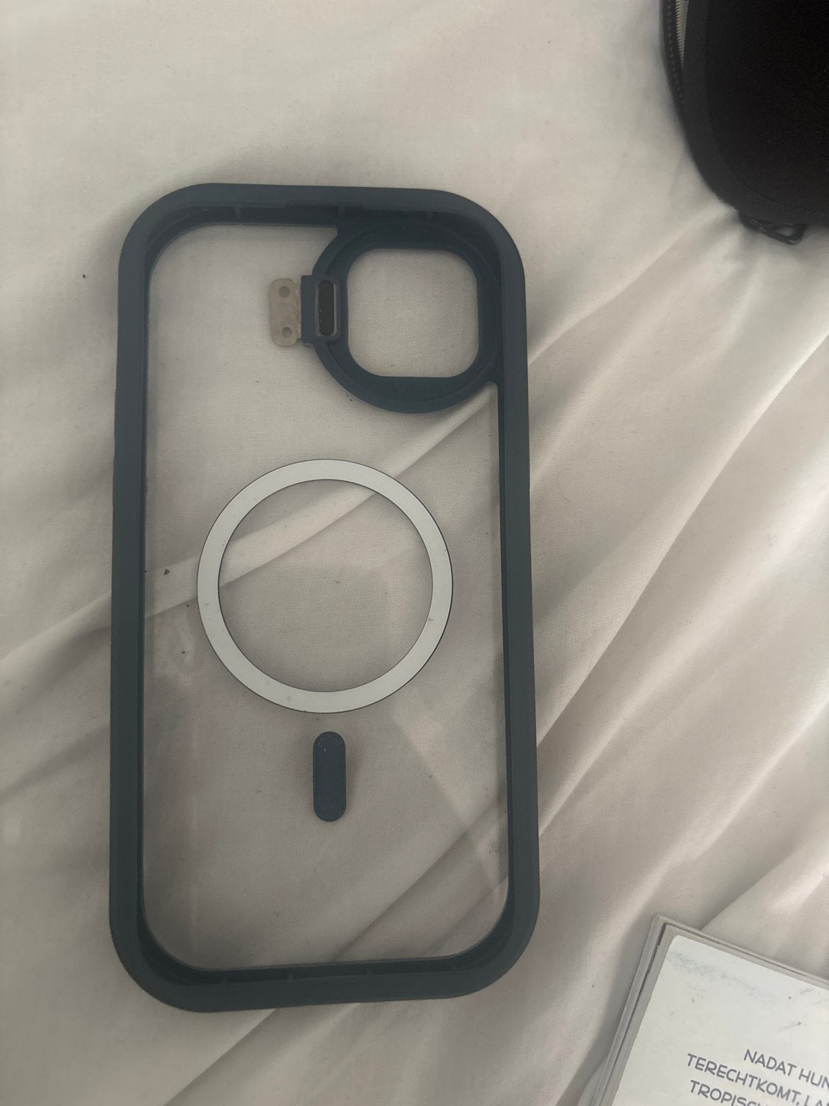 Transparant iPhone 13 Pro Max hoesje met MagSafe, Kunststof, Gebruikt, MagSafe, Overige merken