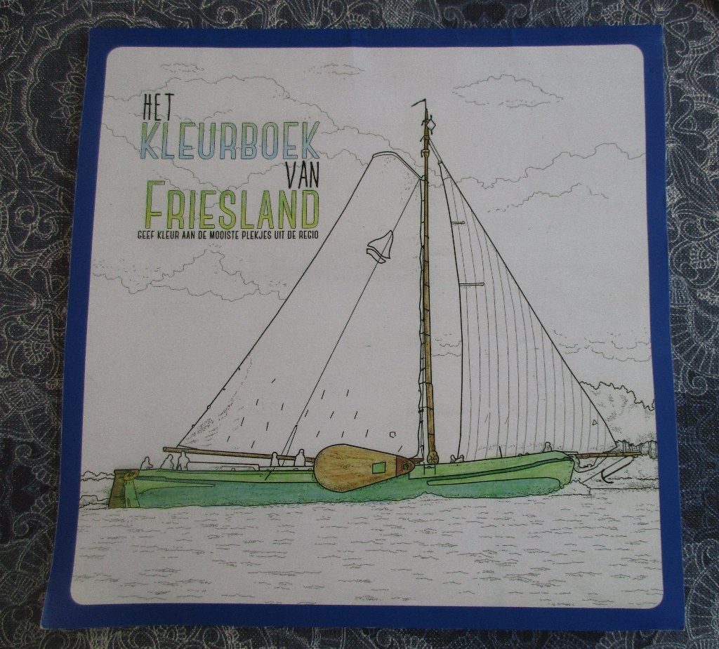 Het Kleurboek van Friesland, Ophalen of Verzenden, Zo goed als nieuw, Papier, Schets- of Tekenboek