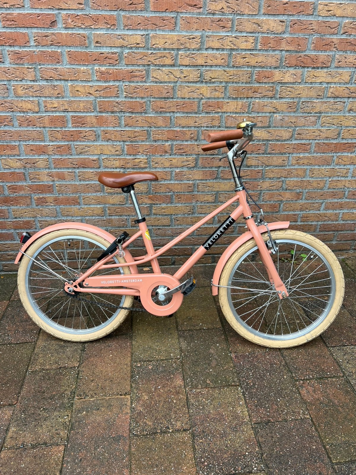 Veloretti Junior Kinderfiets  Meisje 20 inch Roze, Ophalen, Terugtraprem, 20 inch, Handrem