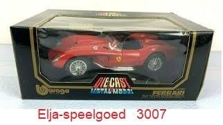 Bburago Ferrari 1:18 250 Testarossa 1957 kleur Rood 3007, Ophalen of Verzenden, Nieuw, Auto, Bburago