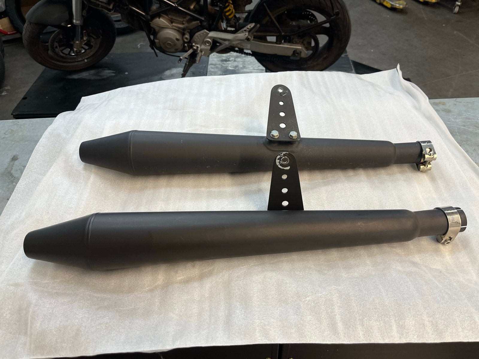 Moto Guzzi V7 Cafe Classic Mistral uitlaat, Motoren, Ophalen of Verzenden, Gebruikt