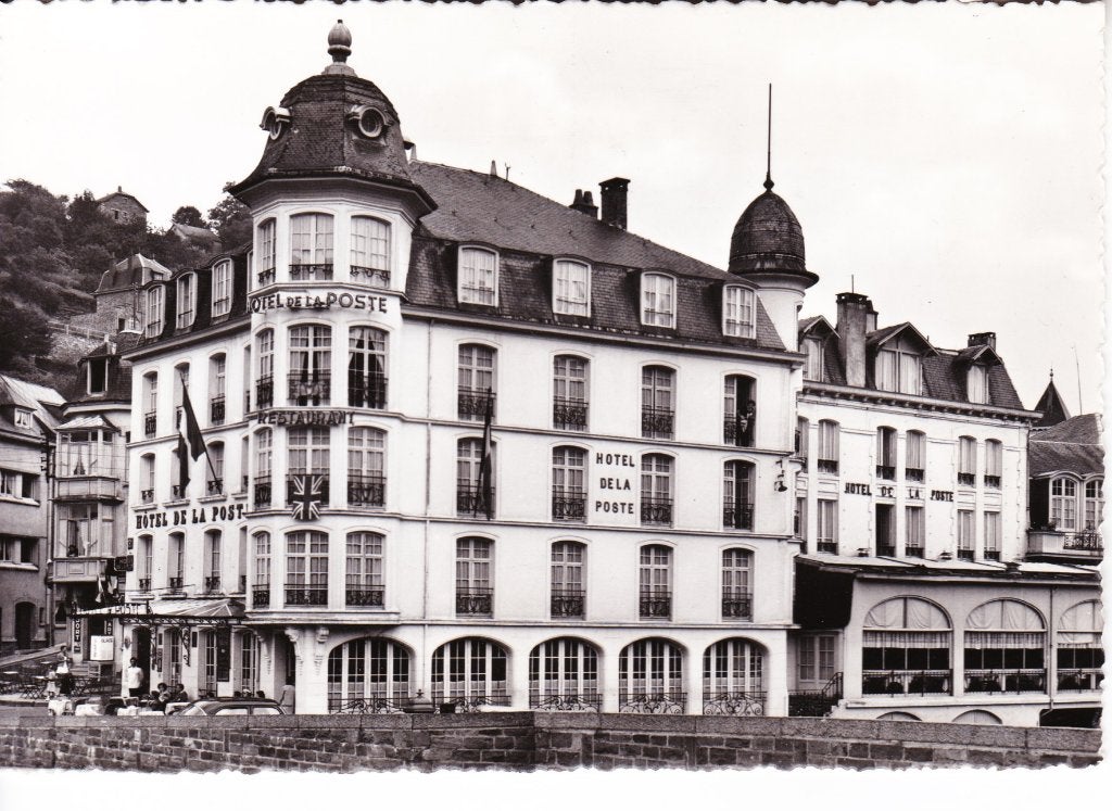 BOUILLON-SUR-SEMOIS,- Hotel ,,De La Poste''  30-07, Verzamelen, Ophalen of Verzenden, 1960 tot 1980, Ongelopen, België en Luxemburg