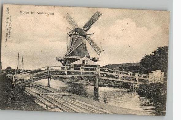 Houtzaagmolen st TWIJZEL 1905, Ophalen of Verzenden, Voor 1920, Gelopen, Noord-Holland