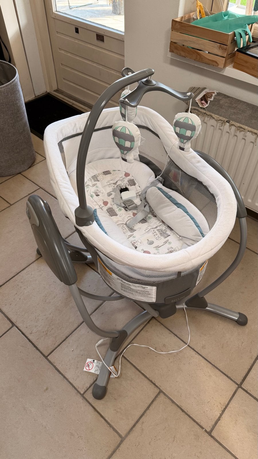 Graco Wiegschommelstoel met Mobiel, Ophalen, Gebruikt, Wieg