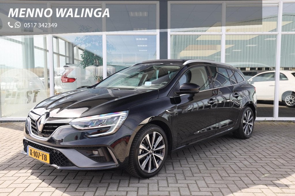 Renault Megane Estate 1.6 E-Tech Plug-In Hybrid 160 R.S. Lin, Auto's, Renault, 77 km/l, Gebruikt, 4 cilinders, Zwart
