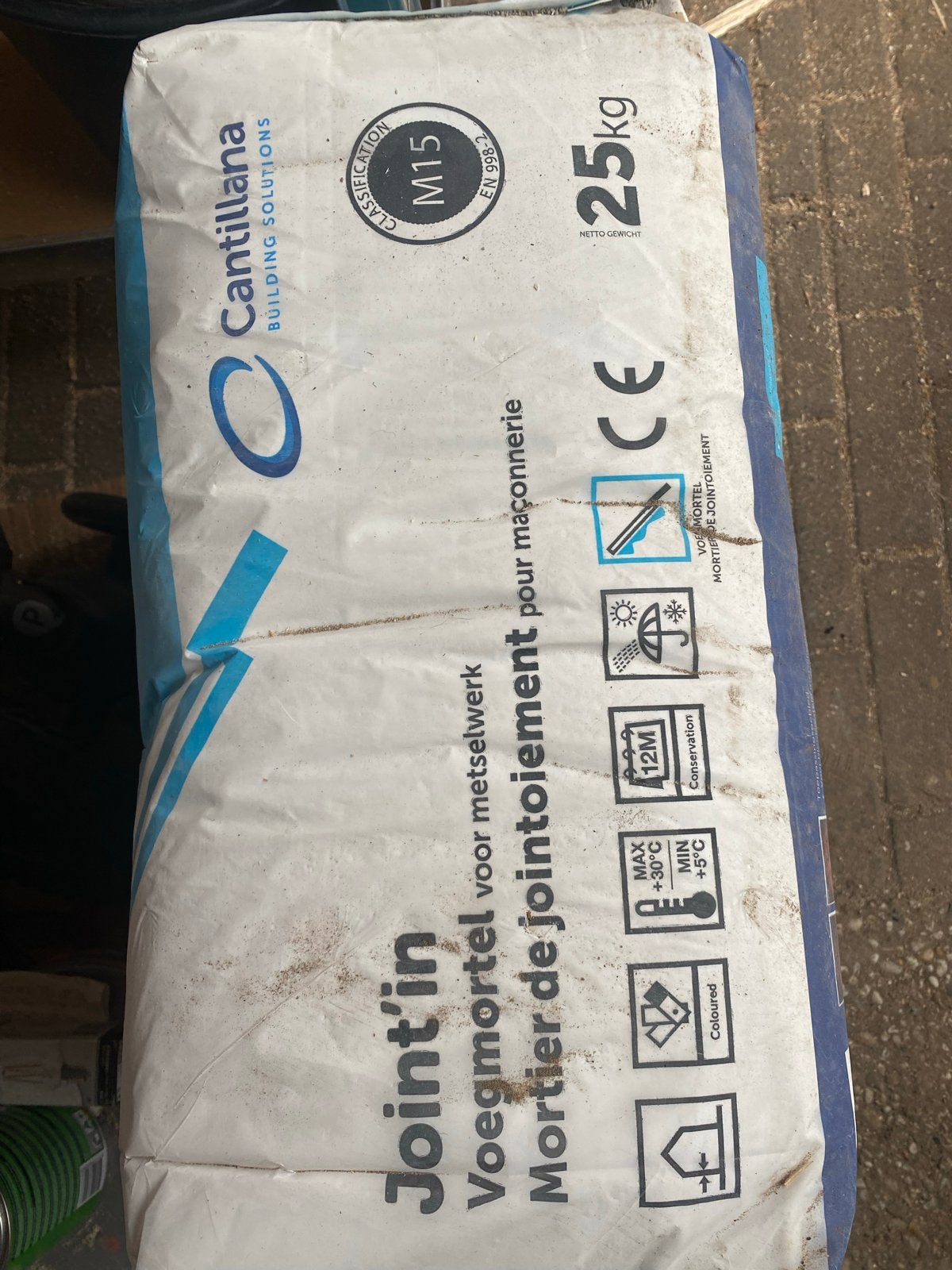 Voegmortel Cantilana Joint'in 25kg - 5 zakken nieuw, Ophalen, Nieuw