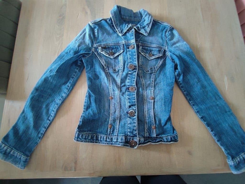 spijkerjasje van only, maat 34, Only, Blauw, Ophalen of Verzenden, Zo goed als nieuw