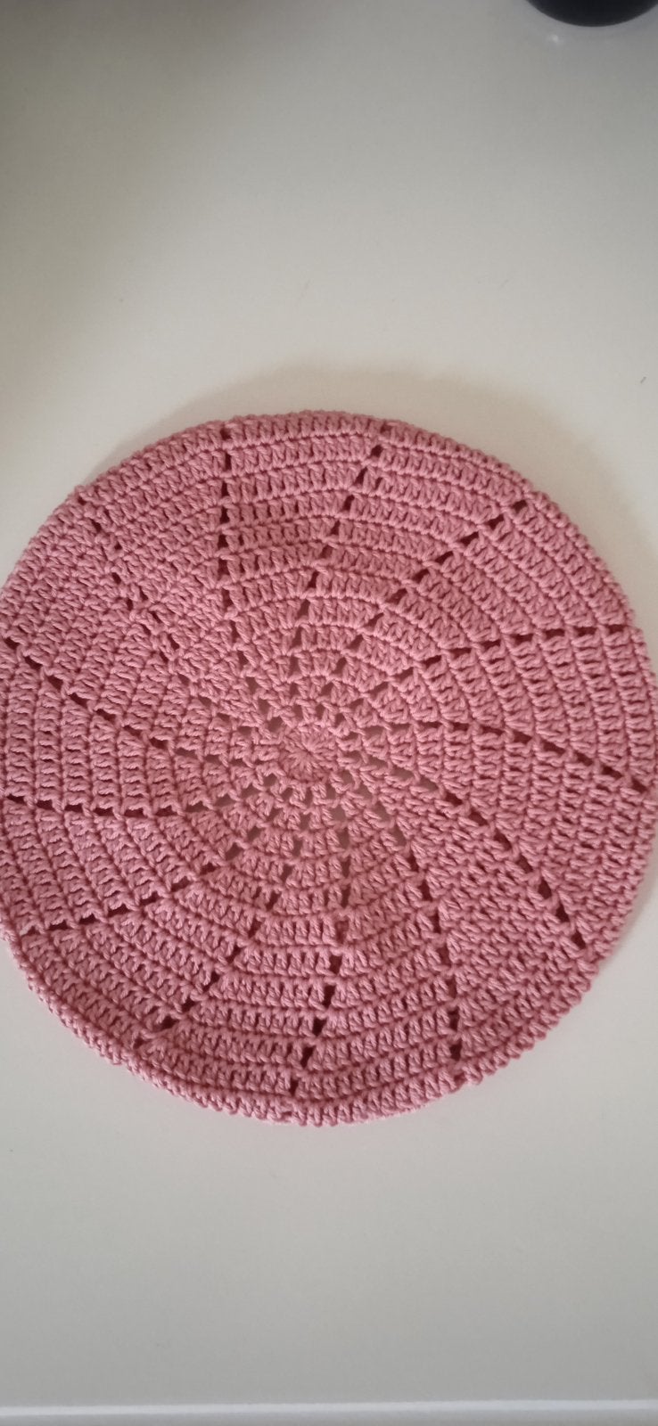Baret, gehaakt/ de Haakboetiek, Kleding | Dames, Hoeden en Petten, Ophalen of Verzenden, Nieuw, 55 cm (S, 6⅞ inch) of minder, Hoed