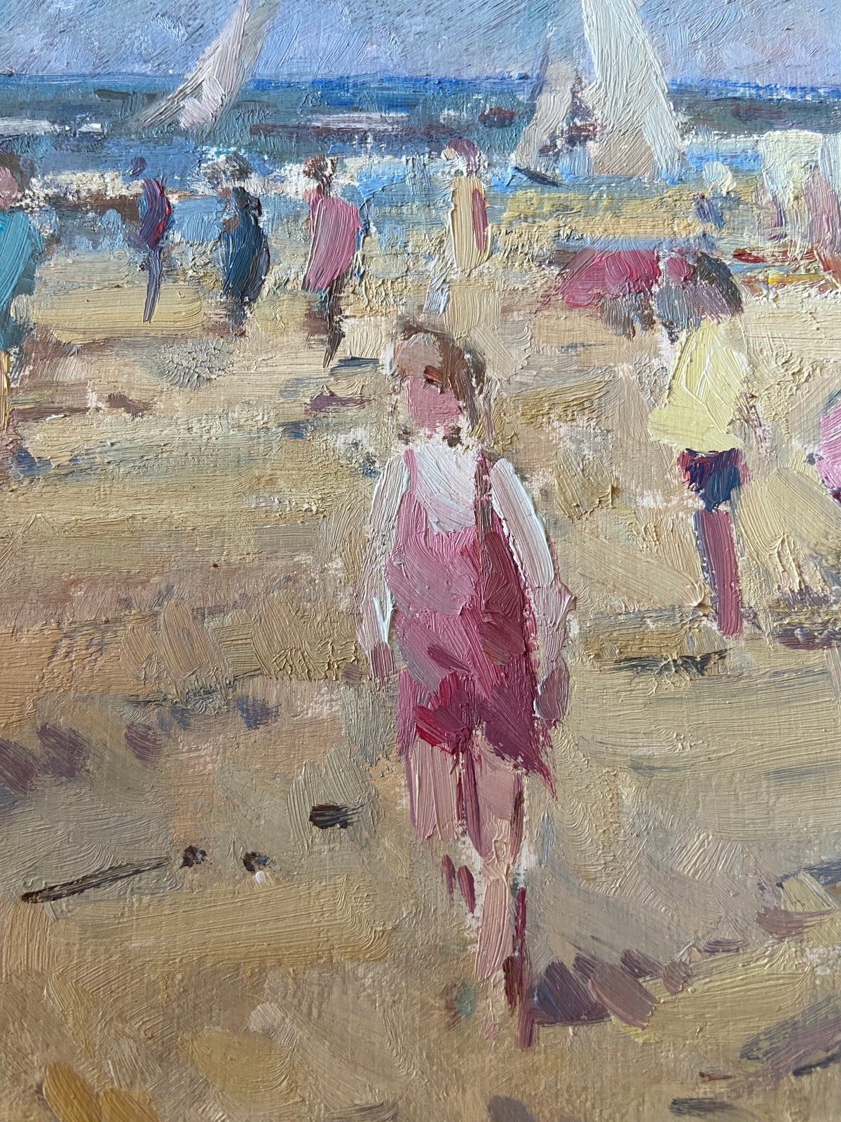 Van Noort schilderij Zandvoort, Ophalen