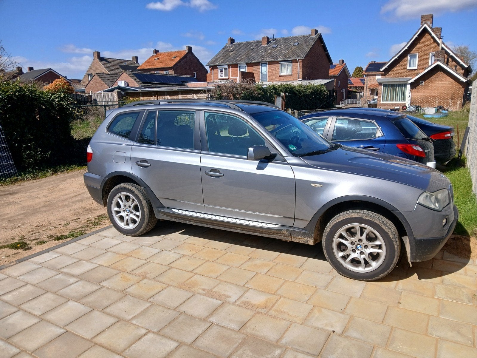 BMW X3 2.5 I Xdrive AUT 2008 Grijs Nieuwe APK, Automaat, 1730 kg, 1800 kg, Zwart