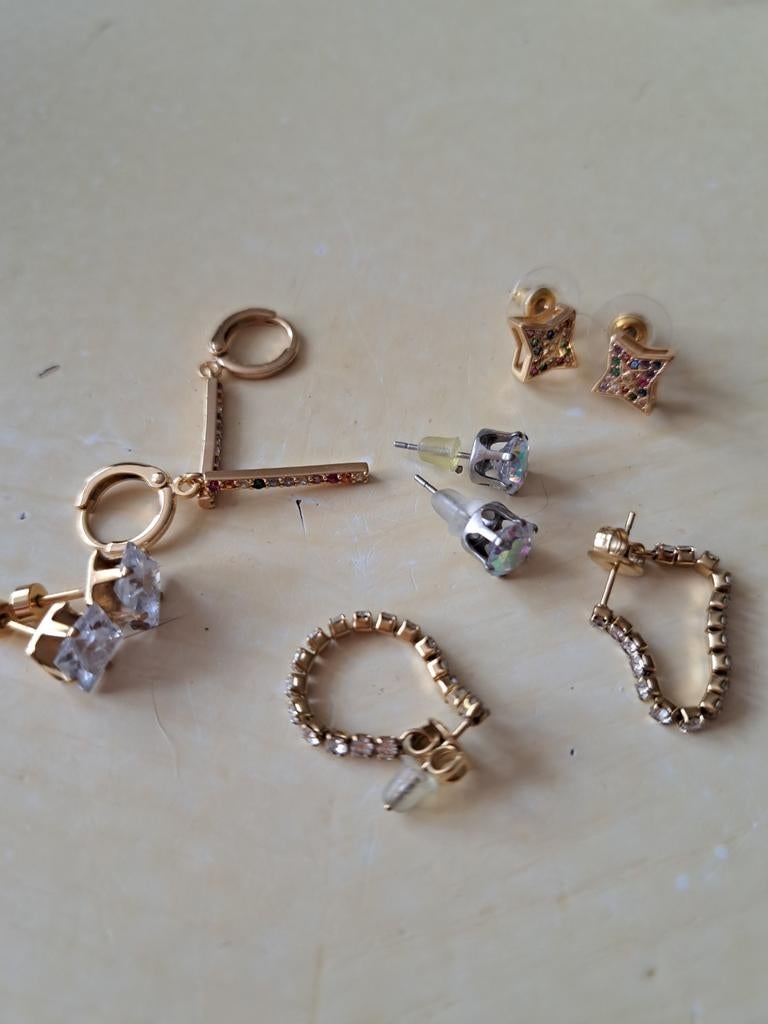Set oorbellen stainles steel, Ophalen of Verzenden, Nieuw, Overige materialen