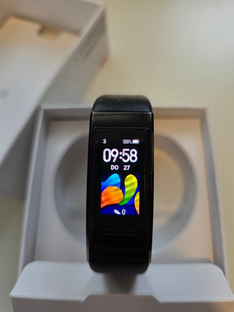 Huawei smartwatch Band 4 Pro met GPS, Gebruikt, Zwart, Hoogte, Ophalen of Verzenden