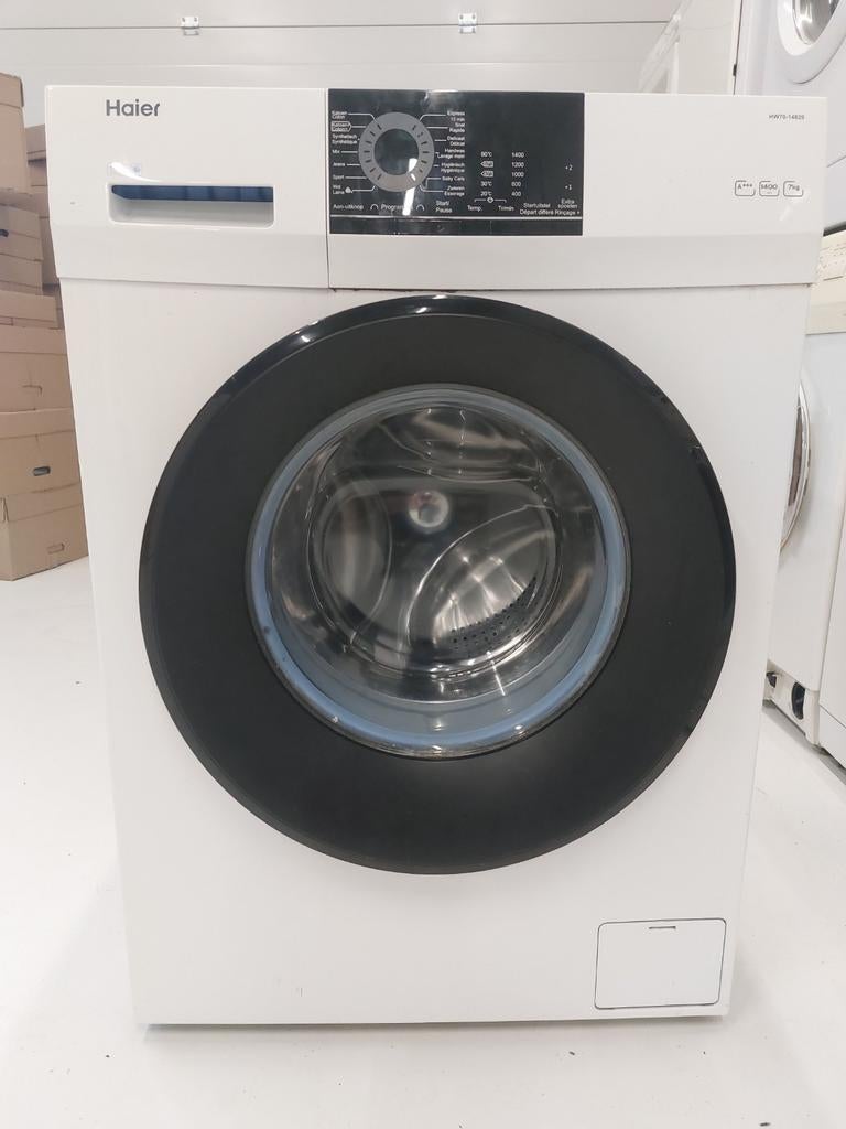 Haier HW70-14829 Wasmachine, Ophalen, Haier, Zo goed als nieuw, Voorlader