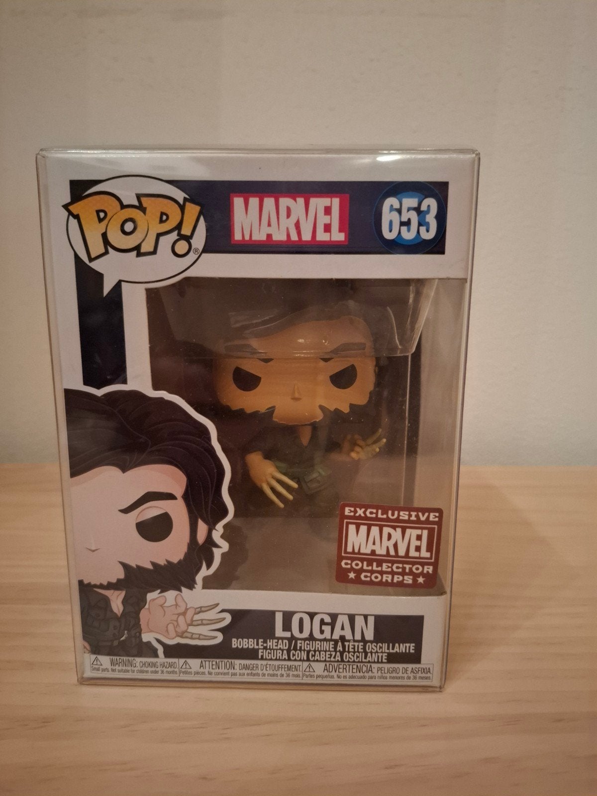 Funko Pop! Marvel 653 Logan X-Men Origins: Wolverine, Ophalen of Verzenden, Nieuw