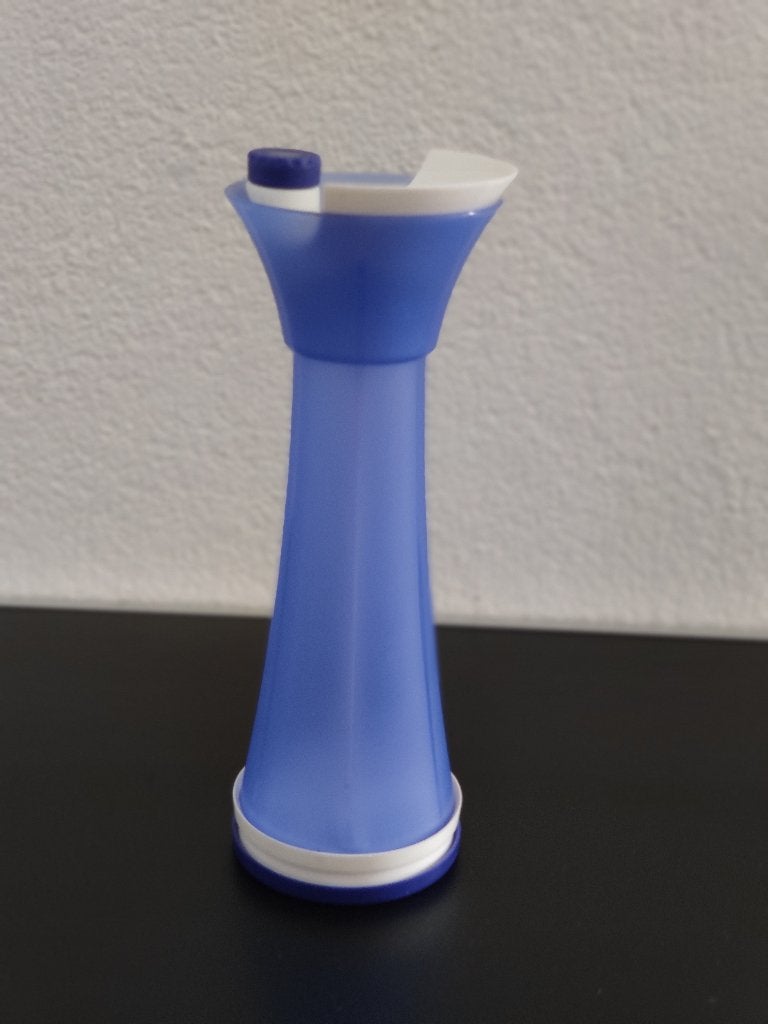 Tupperware Trendy Poederstrooier Cacao, poedersuiker NIEUW, Blauw, Overige typen, Nieuw, Ophalen of Verzenden