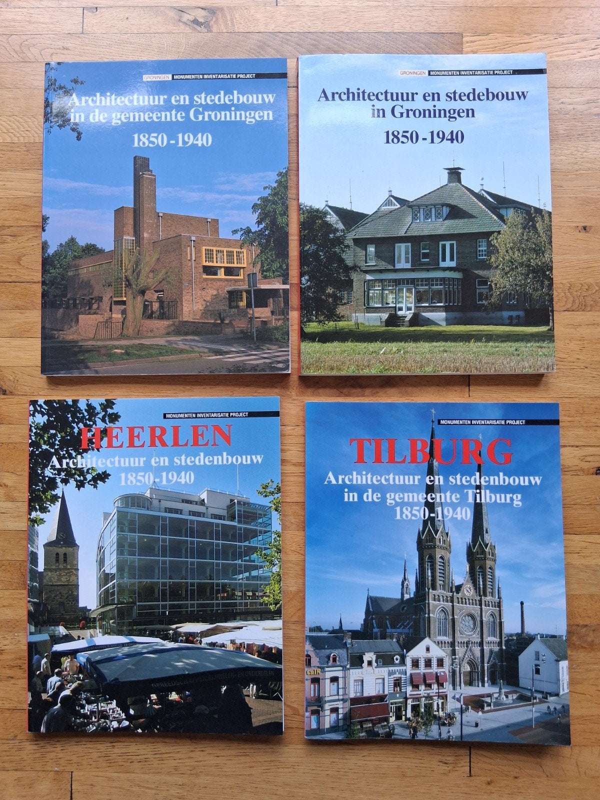 architectuur & stedebouw 1850/1940 Groningen Heerlen tilburg, Ophalen of Verzenden, Zo goed als nieuw