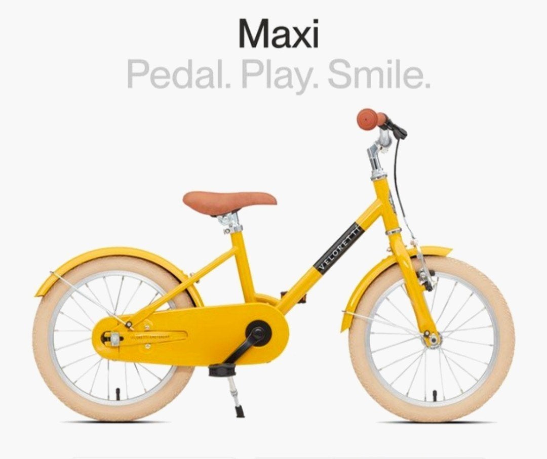 Veloretti Maxi kinderfiets, Ophalen, Terugtraprem, 16 tot 20 inch, Veloretti