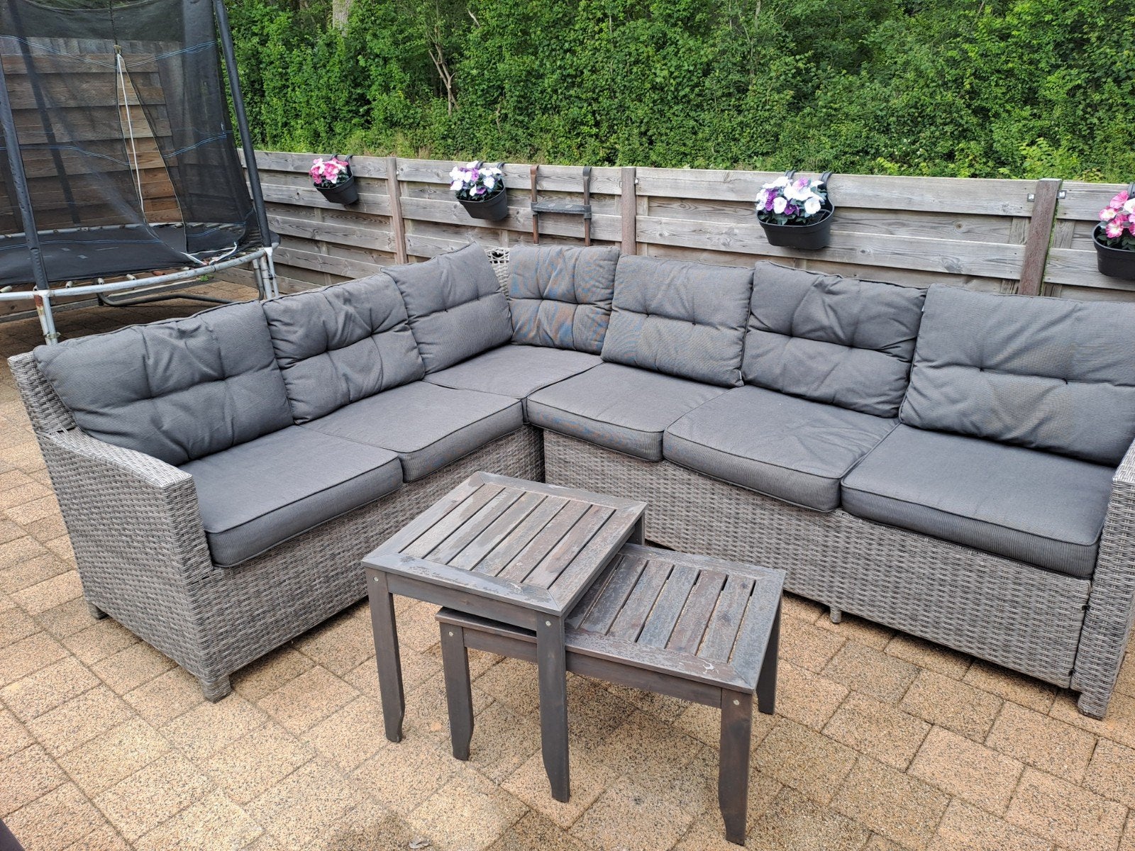 Loungebank, Tuin en Terras, Ophalen, 5 zitplaatsen, Gebruikt, Loungeset