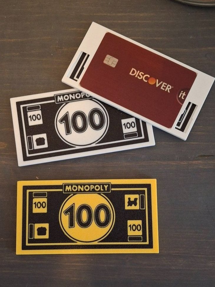 Monopoly bankpas en geld - bordspel accessoires, Verzenden, Gebruikt