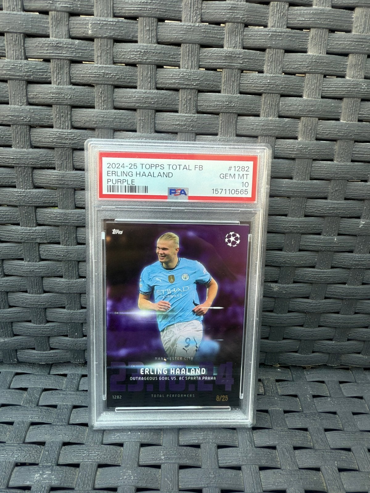 /25 Haaland PSA10, Ophalen of Verzenden, Zo goed als nieuw, Plaatje