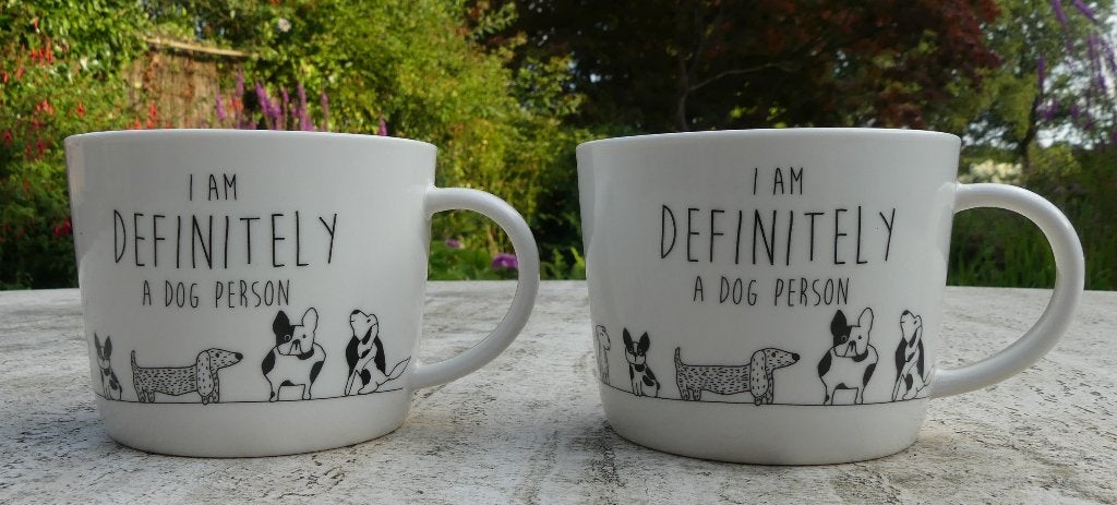 DUTCH ROSE Mokken XL Mokken Kommen Mok I AM A DOG PERSON, Overige merken, Nieuw, Ophalen of Verzenden, Modern