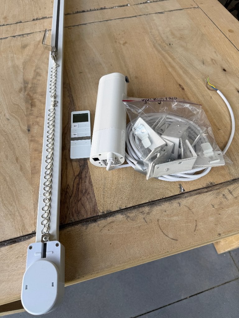 BREL elektrische gordijnrails 360cm, Ophalen, Inclusief montageonderdelen, Overgordijn, Overige merken