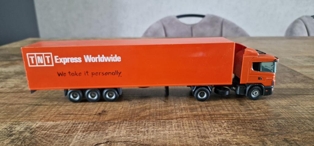 Tekno Scania TNT, Ophalen of Verzenden, Zo goed als nieuw, Bus of Vrachtwagen, Tekno